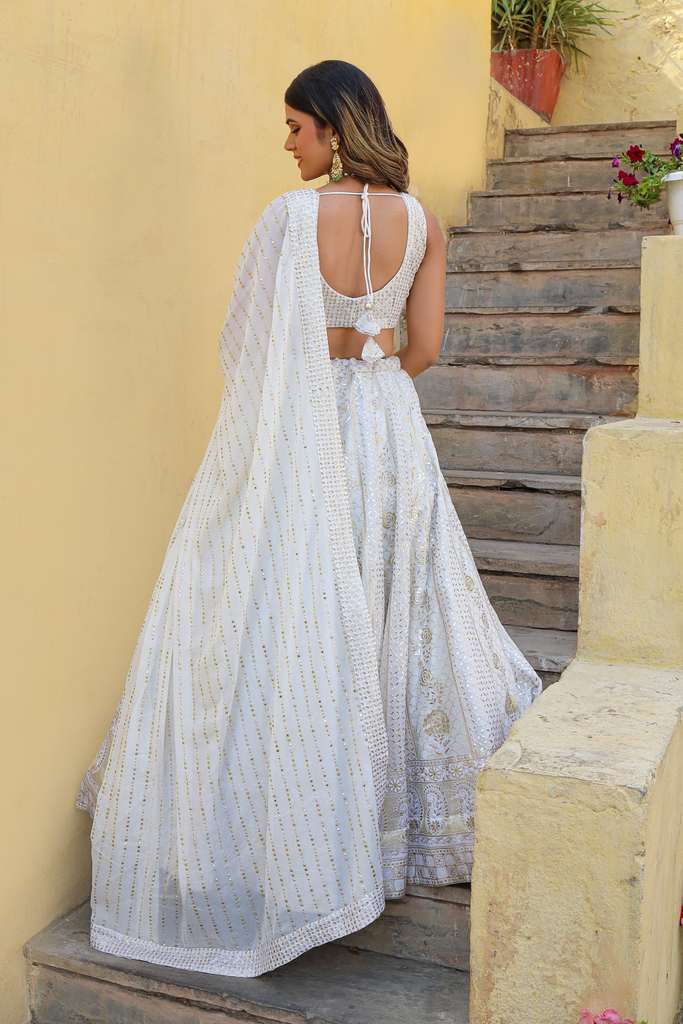 Snowflake Sparkle Lehenga