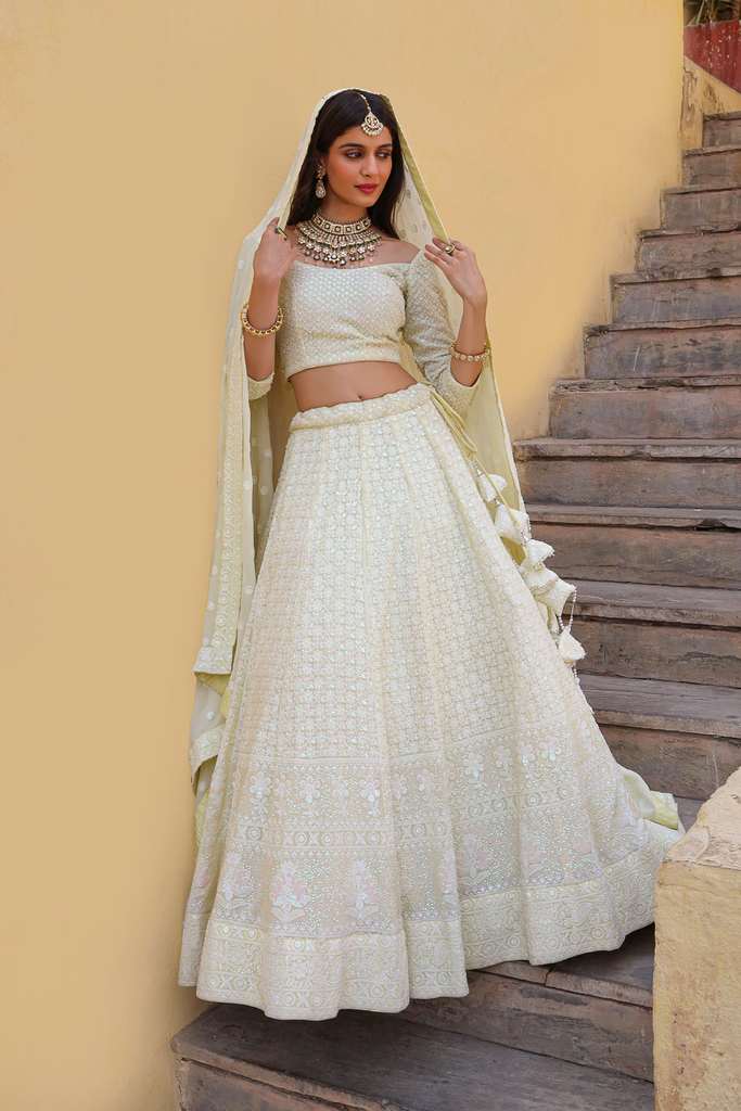 Reya rainbow Sequence Lehenga set