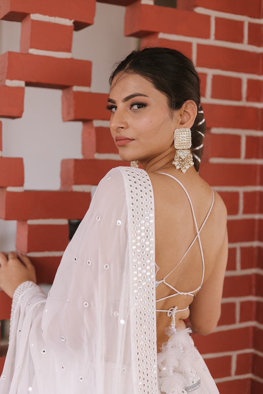 Anees Mirror Lehenga Set