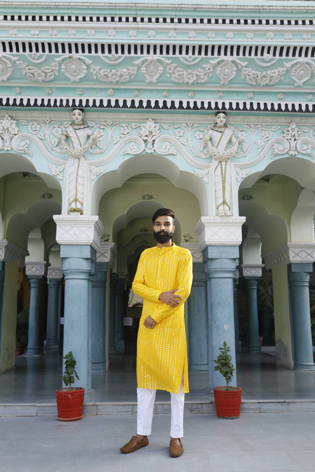 Akky bright yellow Kurta set