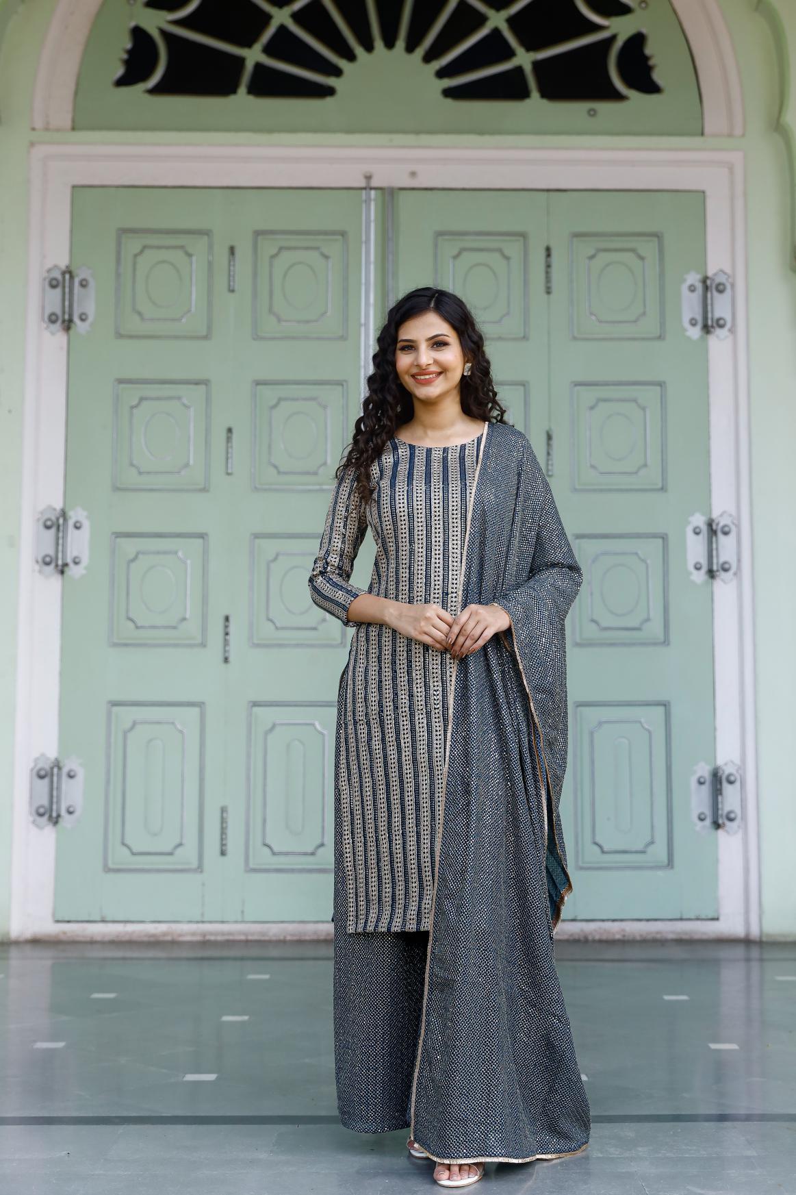 Sitara Georgette Zari Suit Set