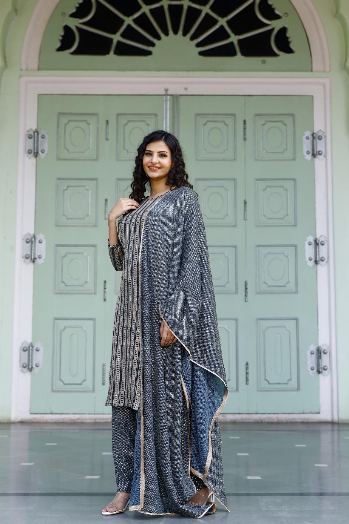 Sitara Georgette Zari Suit Set