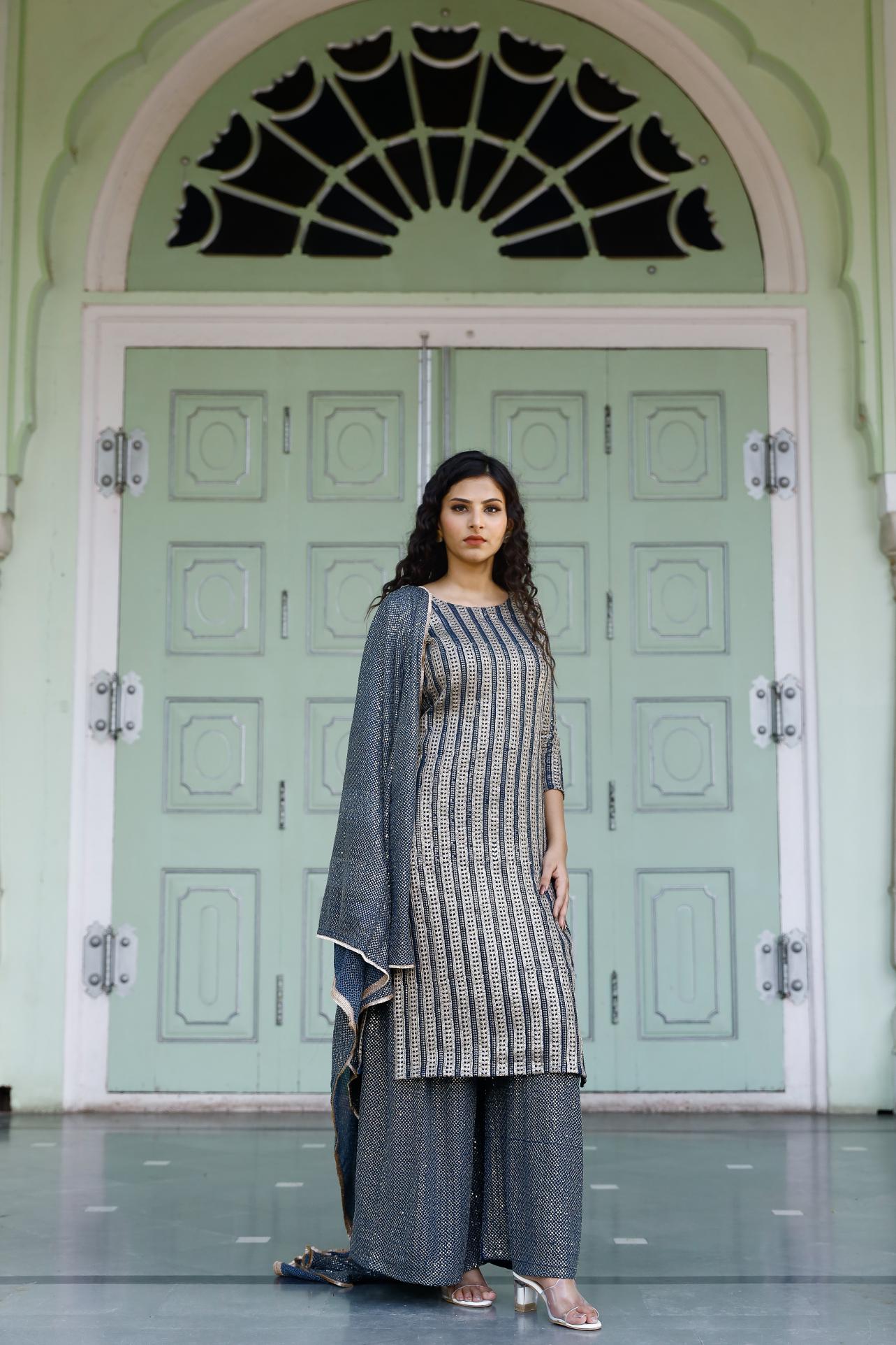 Sitara Georgette Zari Suit Set