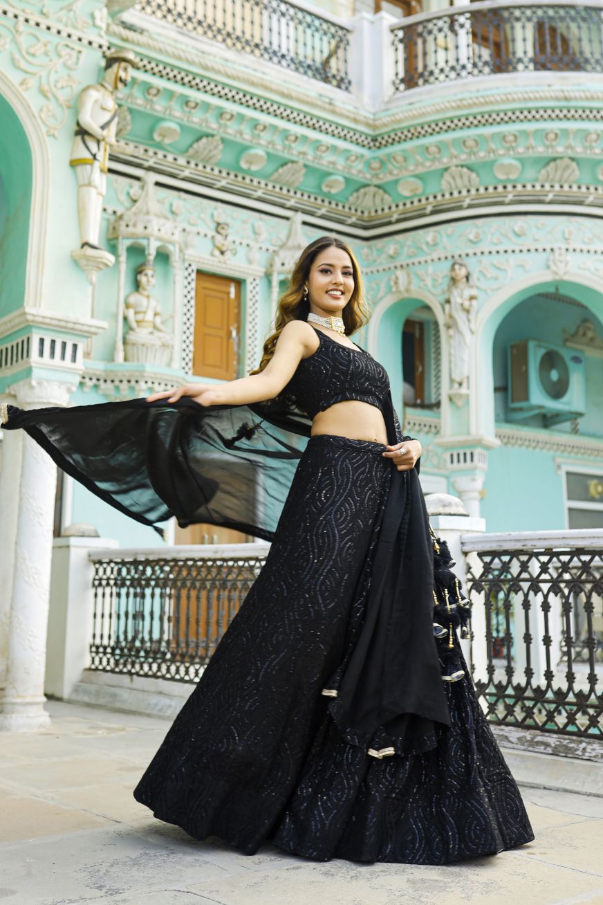 All Black lahar Couple Set