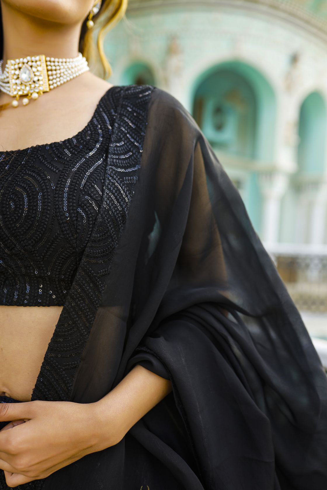 All Black lahar Couple Set