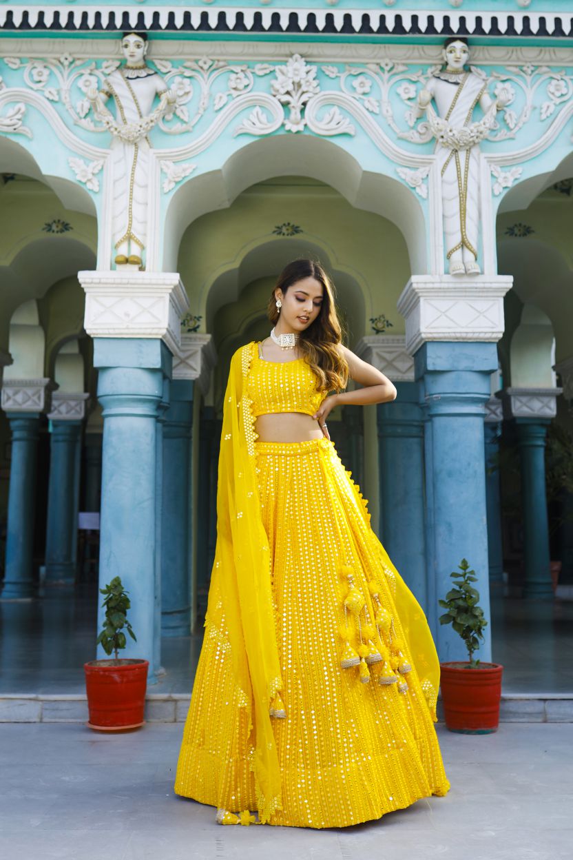 Bright Yellow Couple Set