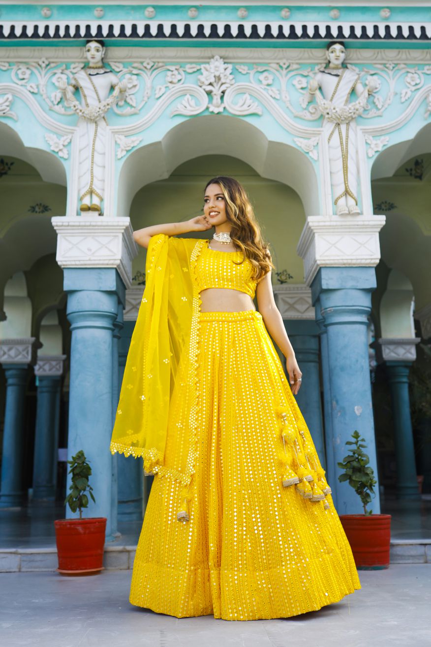 Bright Yellow Couple Set