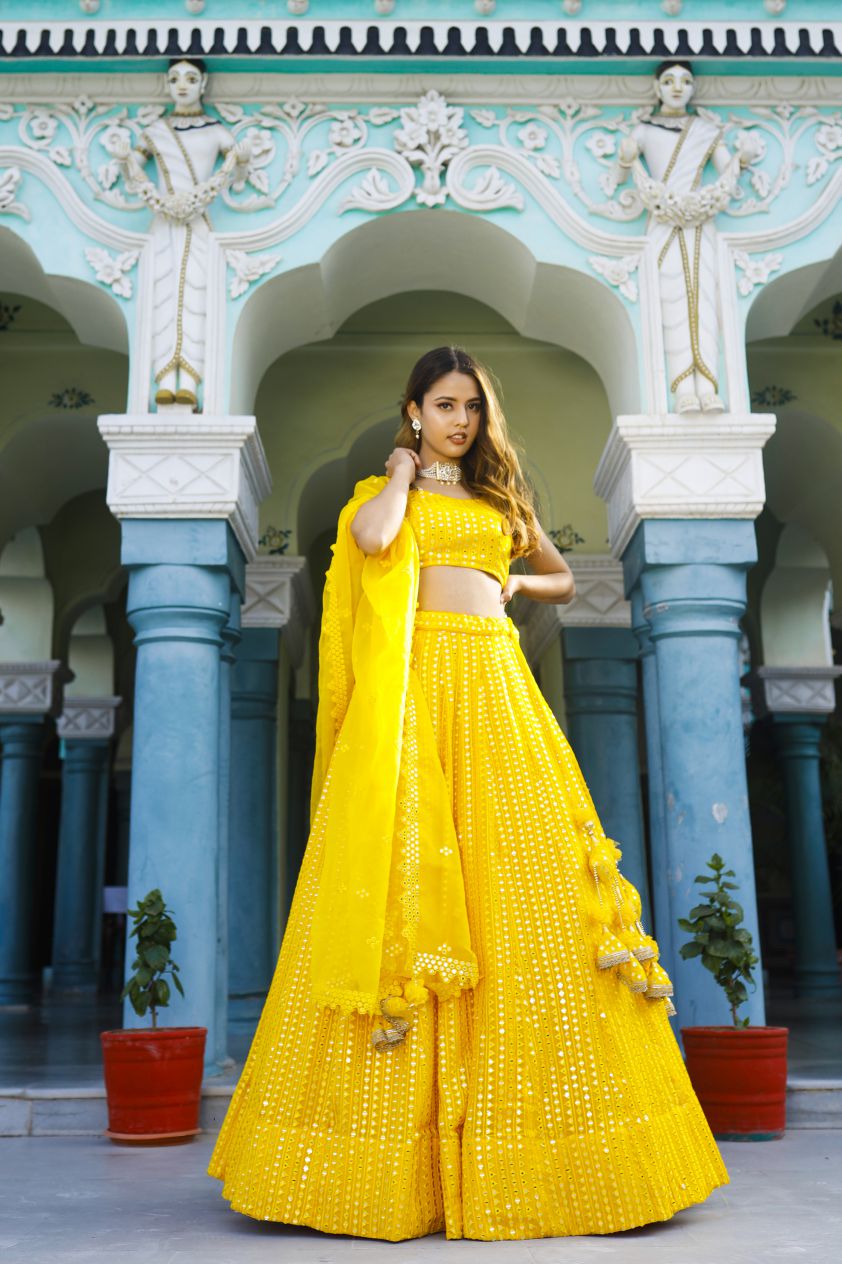 Bright Yellow Couple Set