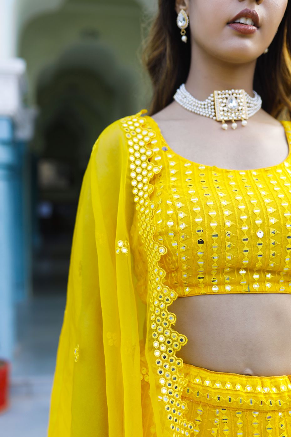 Bright Yellow Couple Set