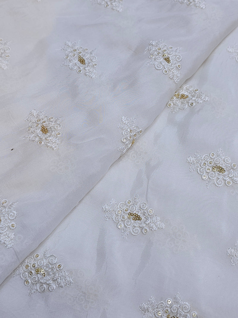 Dyeable Uppada Silk Thread Work Embroidery ( Price per meter)